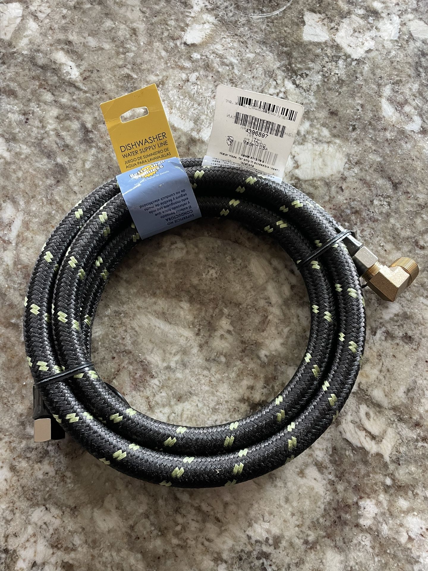 New! Dishwasher Water Supply Hose/line