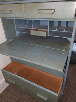 Antique desk dresser
