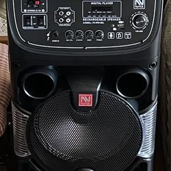 Rechargeable Bluetooth Speaker 2 10” Subwoofers