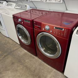 Used LG Washer and Gas Dryer with Warranty Front Load 