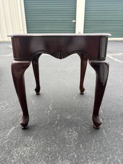 Wooden Coffee And Side Table 