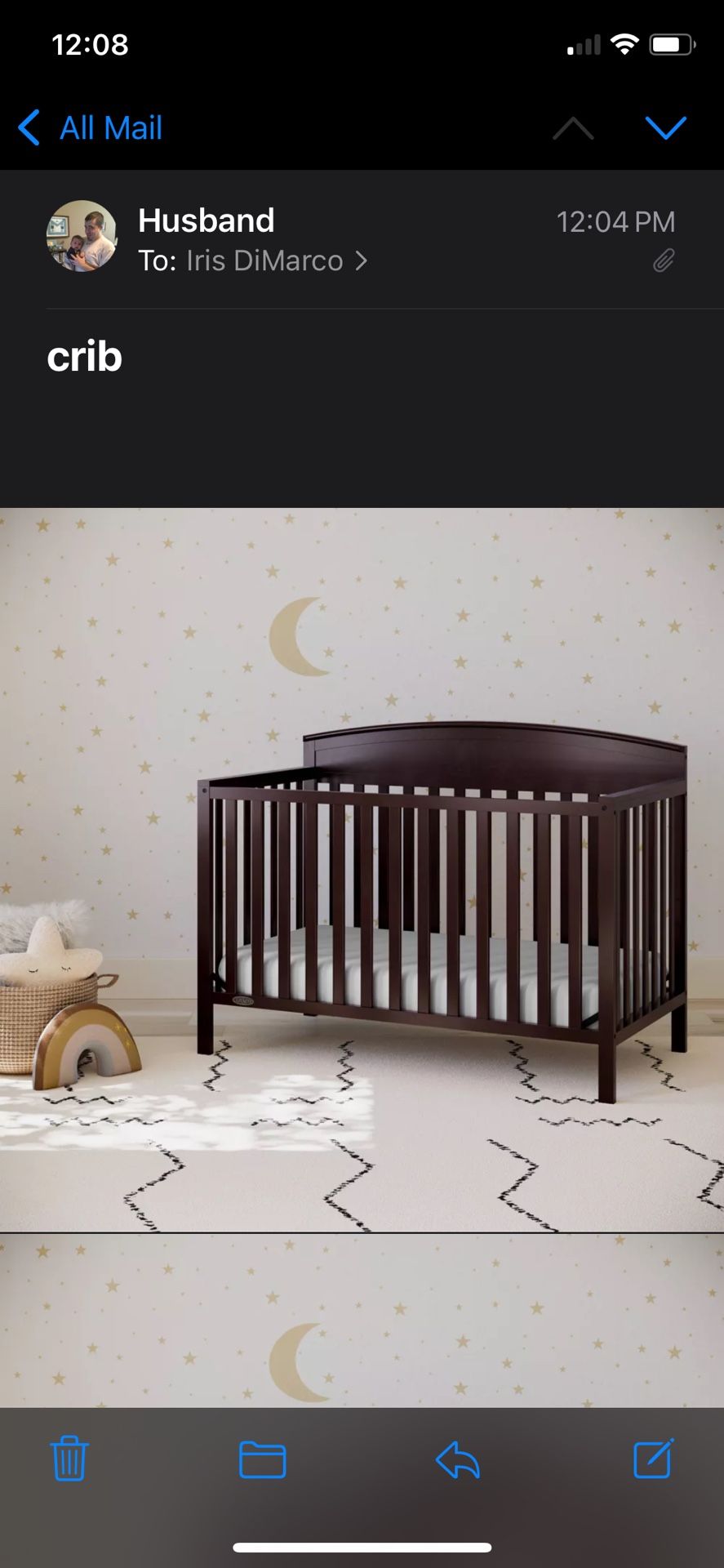 Graco 4 in 1 Baby Crib