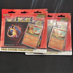 Pokémon AH Charmander Tech stickers Available