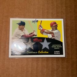 2007 TOPPS HERITAGE STAN MUSIAL/ ALBERT PUJOLS