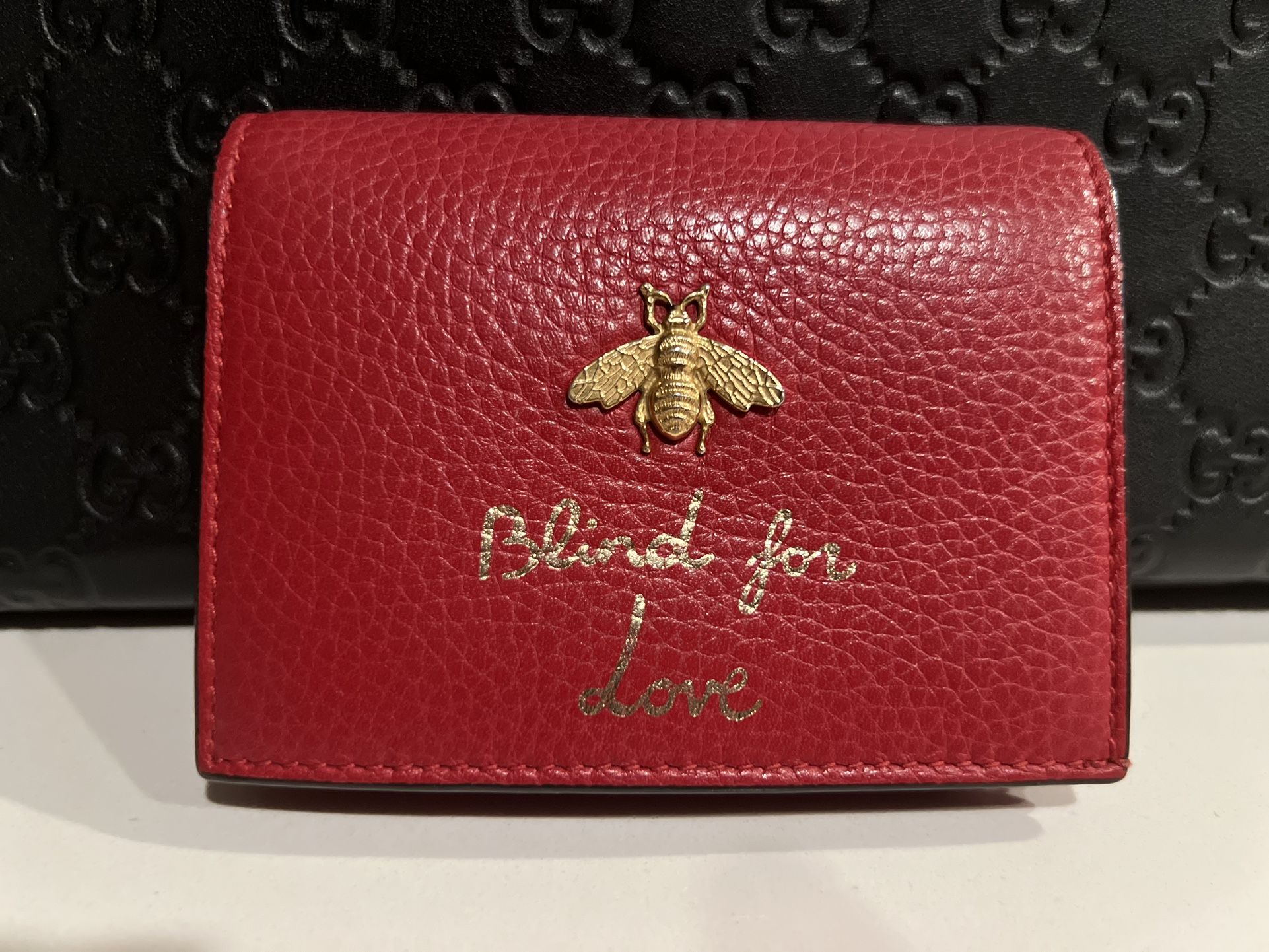 Gucci Queen Margaret Blind For Love Wallet