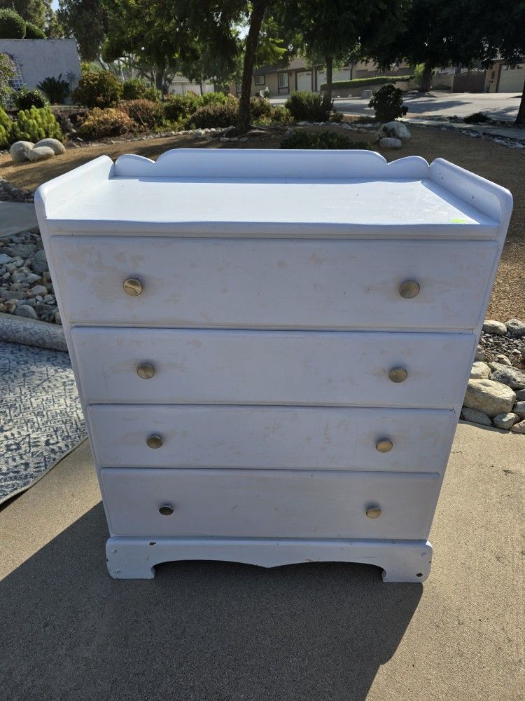 Solid Wood Chest With Baby Changing Table