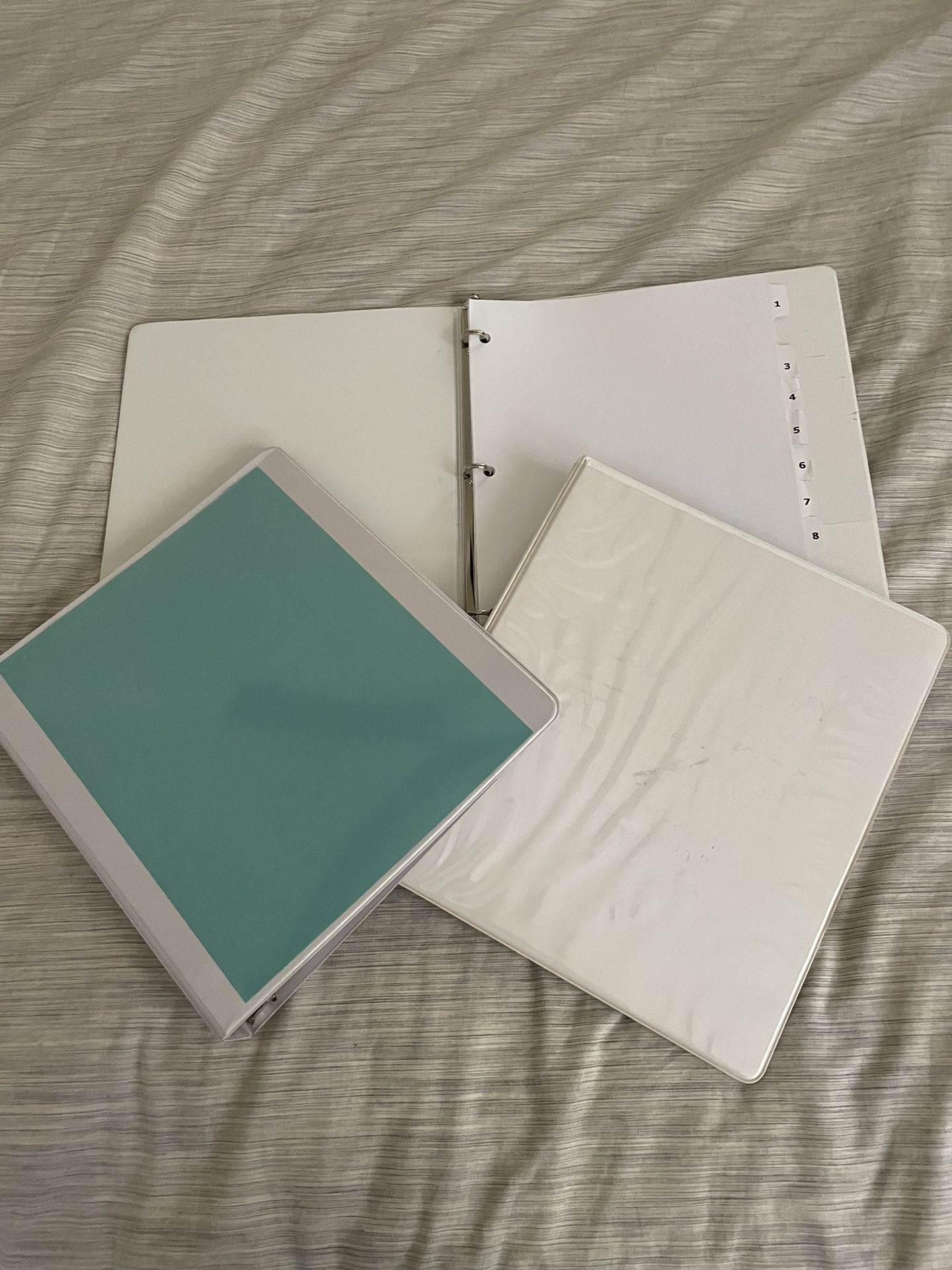 Set Of 3 New 3 Ring Bin(ders (3 Sets)