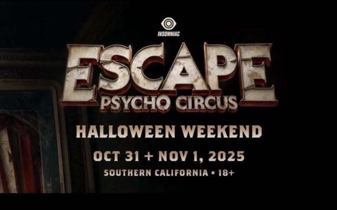 Escape Psycho Circus Halloween (1) tix