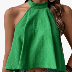 Halter Ruffle Top