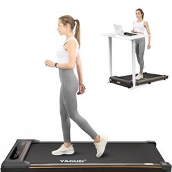 Portable Under Desk Treadmill with Remote Control and LED Display, Walking Jogging Running Machine

