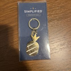 Pineapple Enamel Key Chain