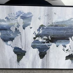 World Map Wall Art 