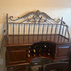 Large buffet cabinet/wine rack