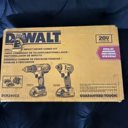 DEWALT 2-Tool 20-Volt Max Power Tool Combo Kit with Soft Case (2-Batteries and charger Included