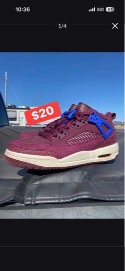 Nike Air Jordan Spizike Low "Bordeaux" 5.5y