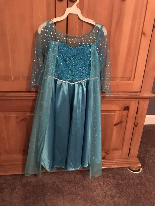 Frozen Inspired Elsa Dress Childs sz 10