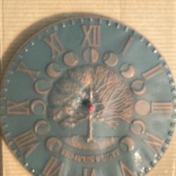 Clock and match in the thermometer