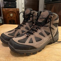 Denali Men's Size 11.5 US Outback Hiking Boots A17U159E-3 Light Brown/Orange