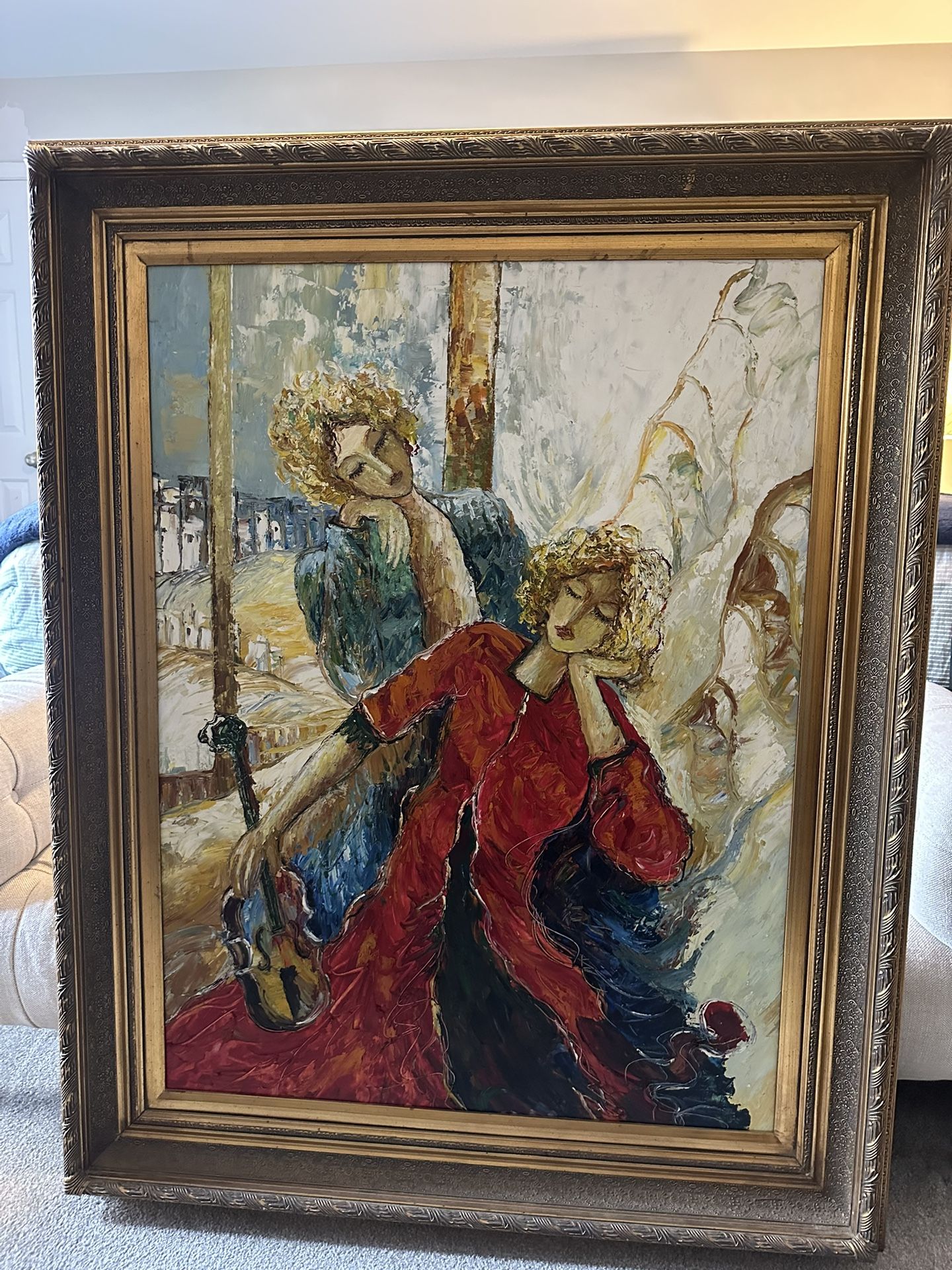 Beautiful Oil Painting- Gold frame