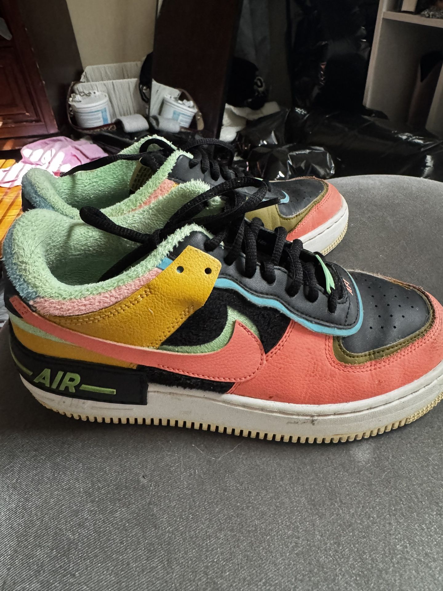 Nike Air Force 1 Sneakers Shadow SE 'Solar Flare Atomic Pink'