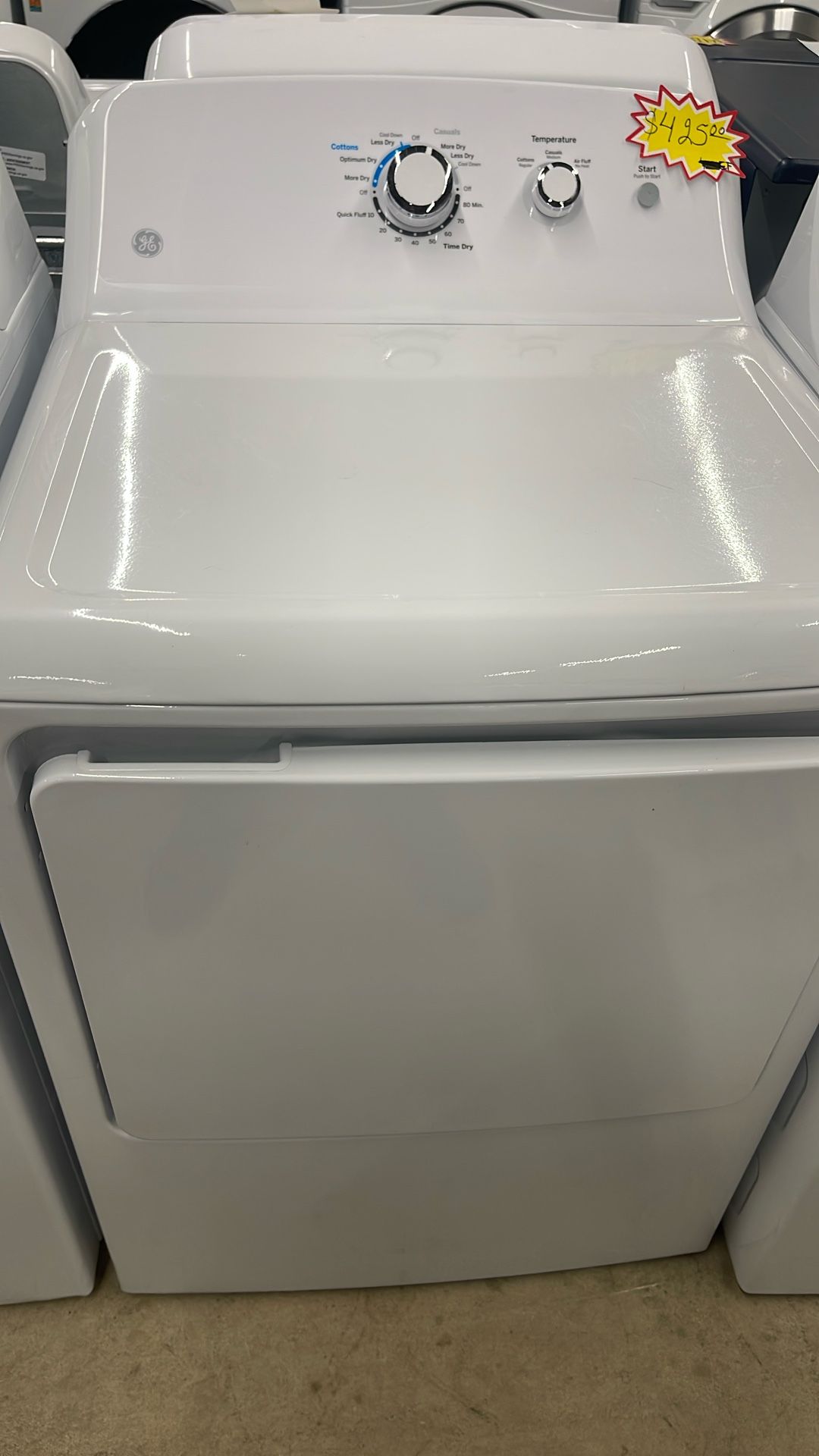 GE White Gas Dryer Like New