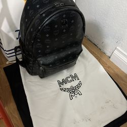 Authentic MCM Backpack Black 