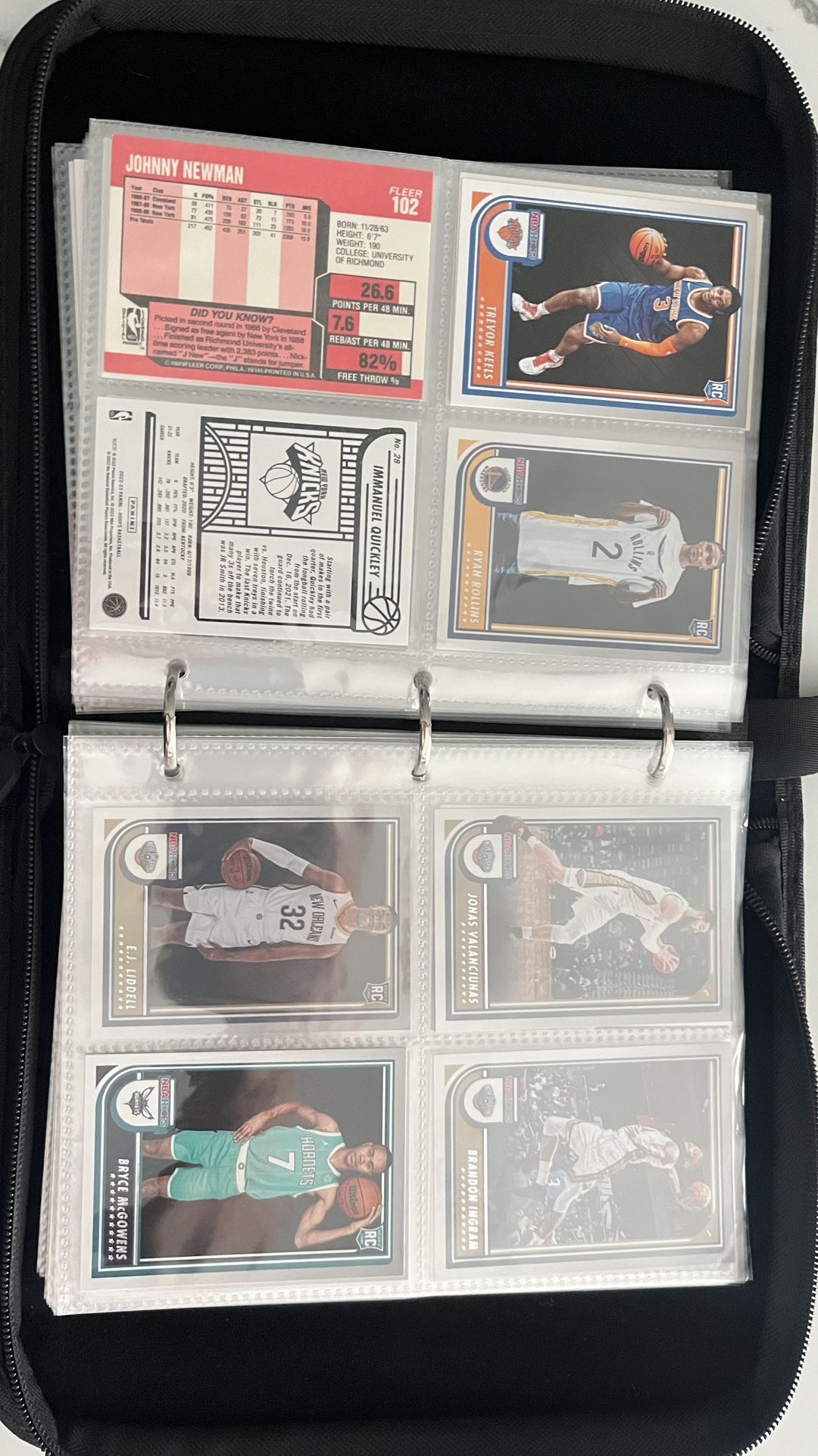 Basketball Card Collectible W/ Binder