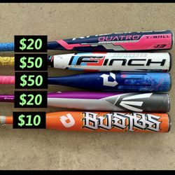 Fastpitch Bats (See Description For Details)