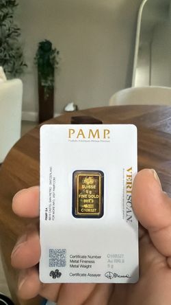 PAMP Suisse 5g Fine Gold Bar 999.9