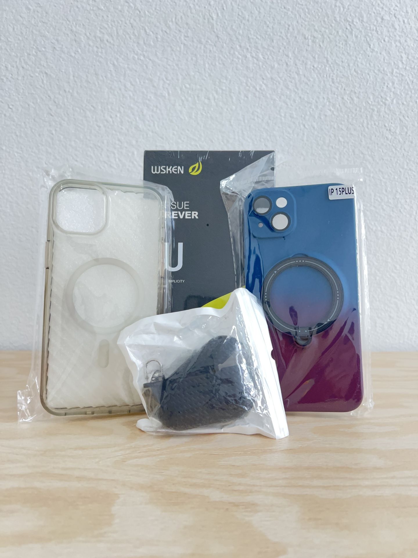 iPhone 15 Accessories Bundle (Screen Protectors, Cases, AirPods Pro Case)