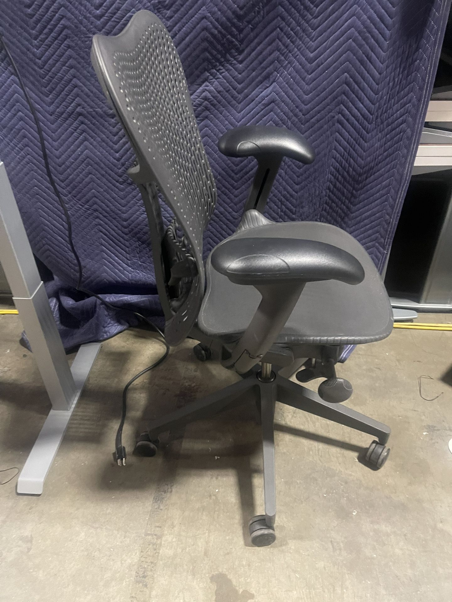 Semi LoadedHerman Miller Mirra 2 Chairs!! We Have Multiple Available! We Also Have Standing Desks, monitors, monitor arms, and more available!