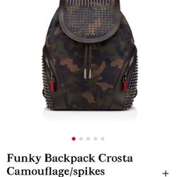 Christian Louboutin Funky Backpack New 