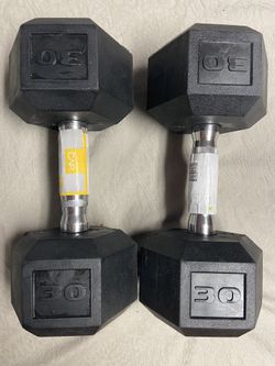 NEW Cap Hex 30 Dumbbells Weights