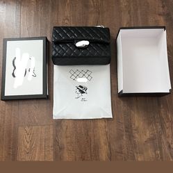 Black Quilted Shoulder Bag 