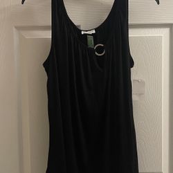 Brand New Black Sleeveless Tops Sizes 1X & 3X $5.00 Each