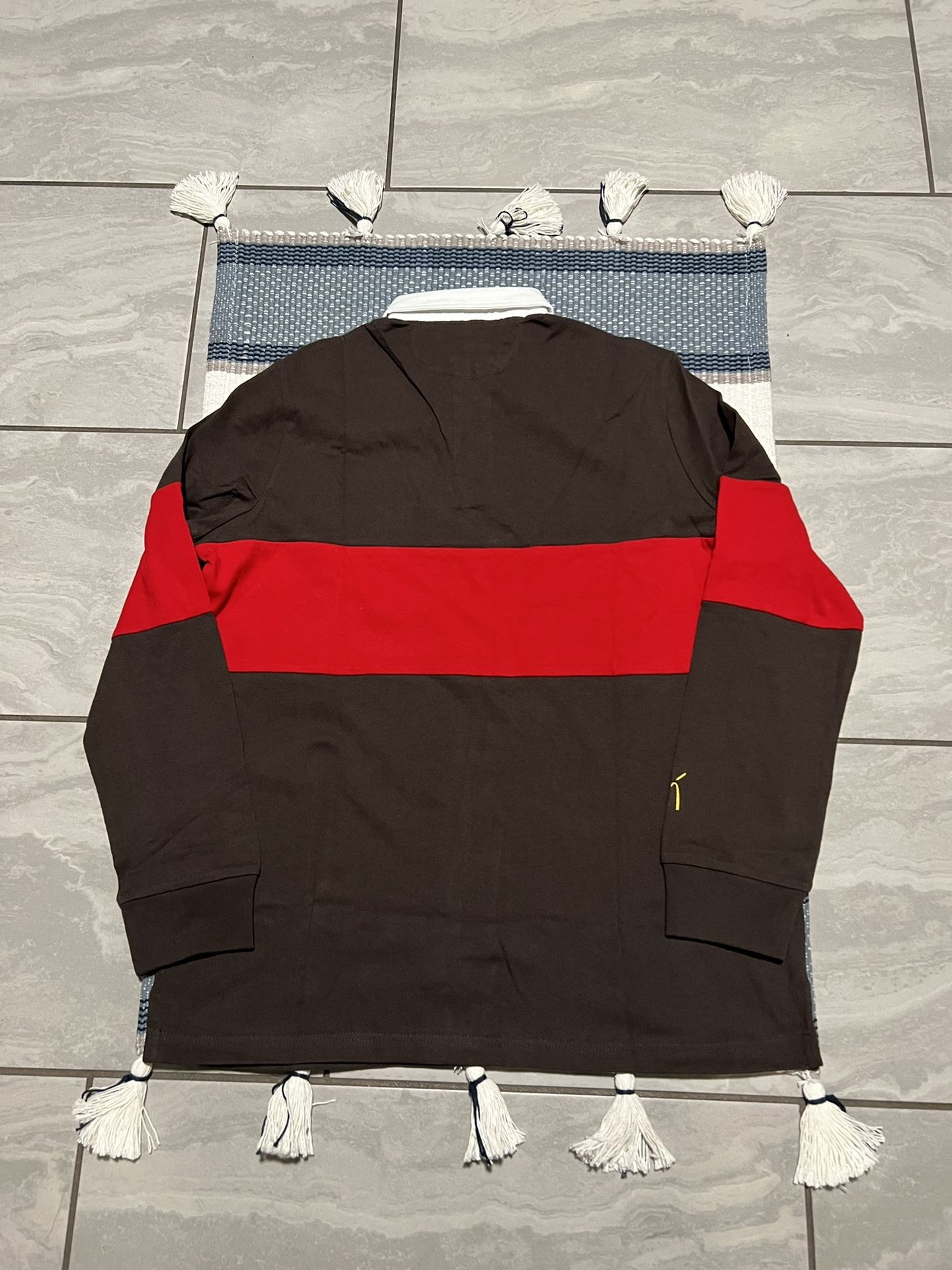 Travis Scott X McDonalds Cactus Jack Rugby Polo Brown/red Medium