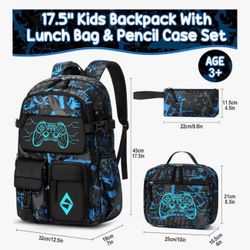Fimibuke Backpack for School Boys, 3 PCS Cool ….