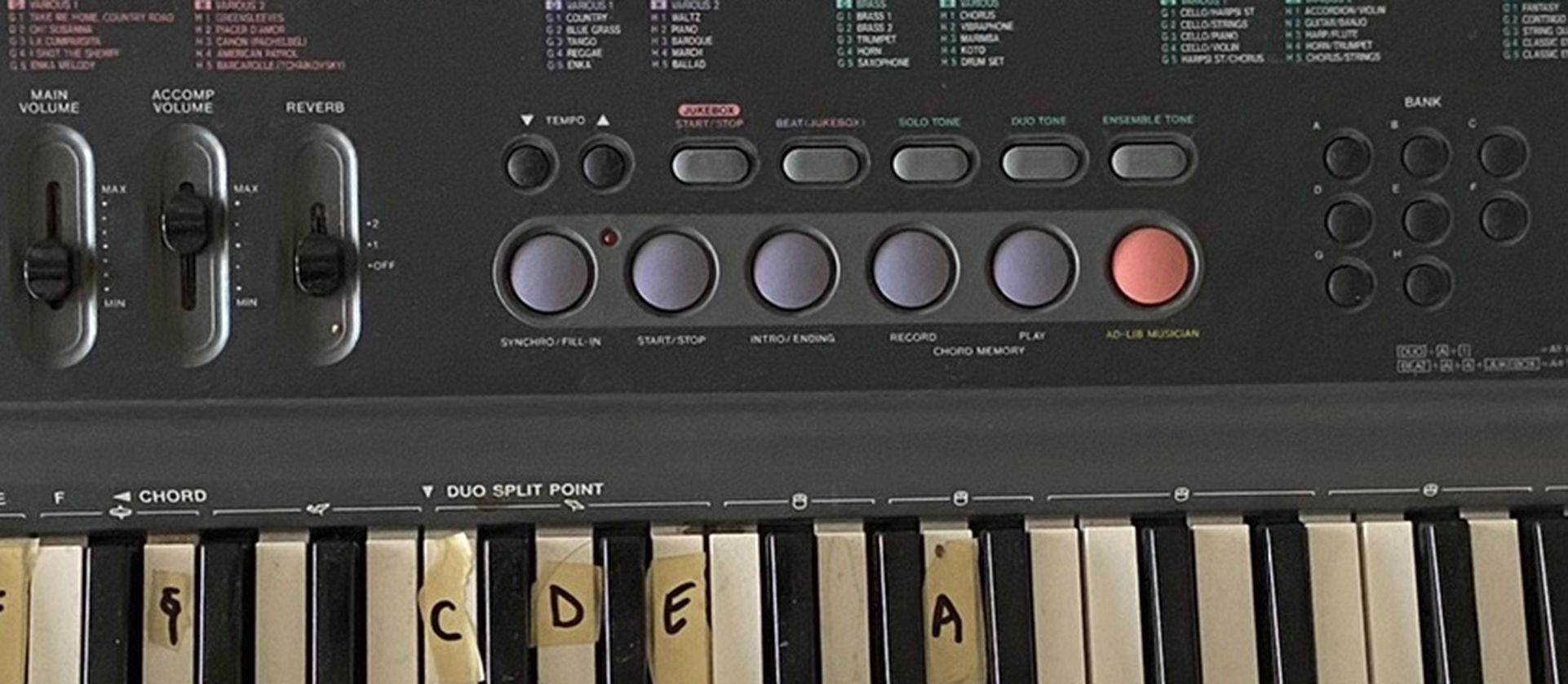 Piano Keyboard For Sale