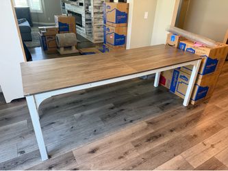 Skinny and long table