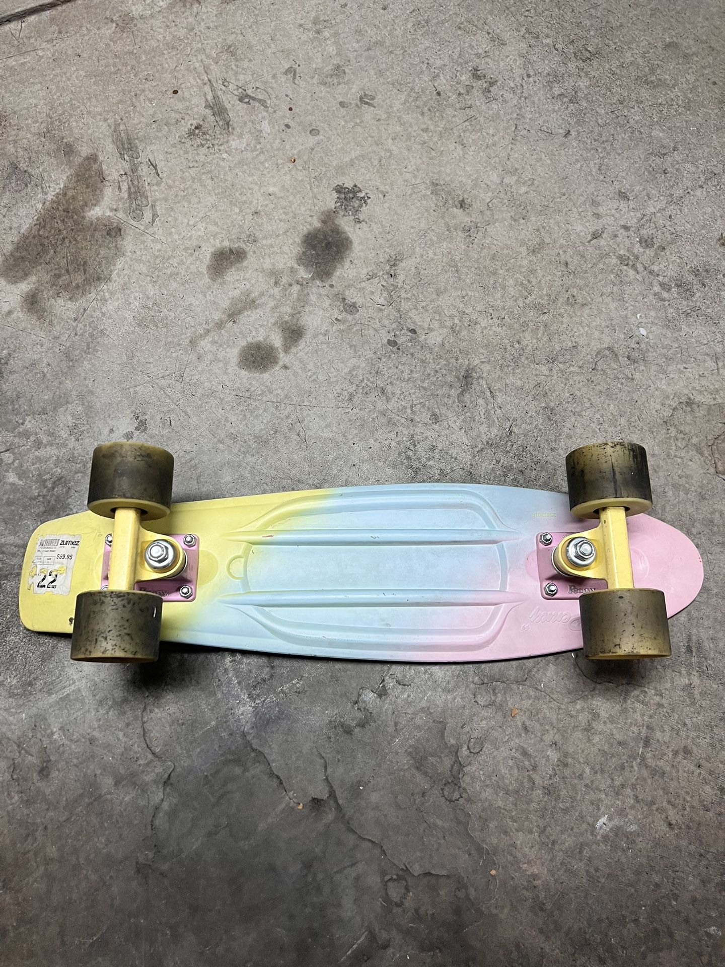 Blue/Yellow/Pink Penny Board