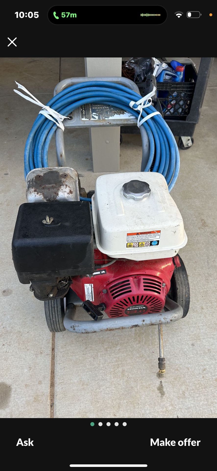 Honda Pressure Washer