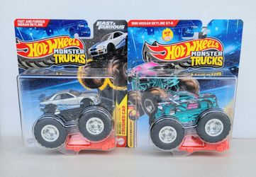 Hot Wheels Monster Trucks Nissan Skyline GT-R Fast and Furious & HKS