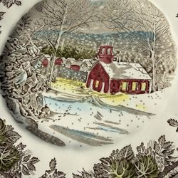 The Friendly Village Plate Johnson Bro