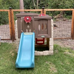 Kids Slide w/ Climbing Wall