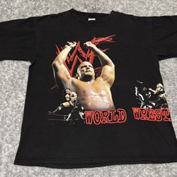 Vintage 1998 WWF Shirt - XL - Stone Cold Steve Austin The Rock Undertaker Kane DX