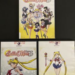 SAILOR MOON S 3-Disc Bundle (DVD) 18-Episodes!