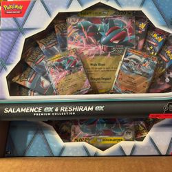 Pokemon TCG Salamence EX & Reshiram EX Premium Colection Box