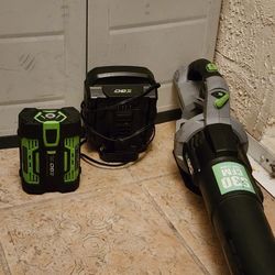 EGO Blower , Vattery And Chárger 
