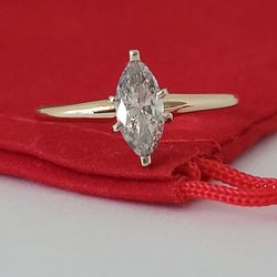 14k Yellow Gold Genuine Diamond Ring Size 9.75 Solid Gold!/ Anillo de Oro Amarillo con 1 Diamante Genuino! 👌🎁Post Tags: Anillo de Oro