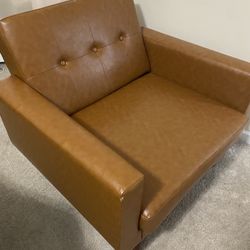 Better Homes Chair Camel Faux Leather